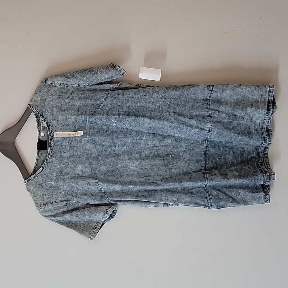 Denim Short sleeve tunic